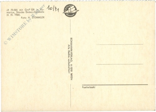 lokomotive jz 73 005 mit gmp 139 in komarica