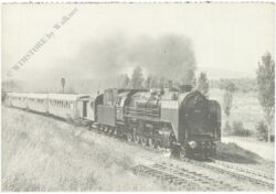 lokomotive bdz 03.10 mit fernpersonenzug 214 bei straznca