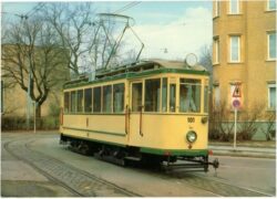 stadtwerke augsburg, vierachsiger straßenbahn triebwagen nr 101, man/ssw 1913