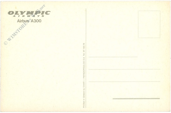 olympic airways, airbus a300