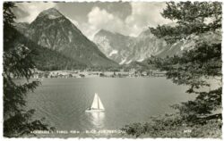 achensee, blick auf pertisau