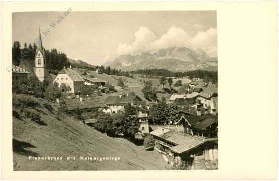 fieberbrunn, mit kaisergebirge