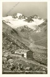 galtür, jamtalhütte gegen jamtalferner, jamspitzen, dreiländerspitze