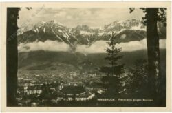innsbruck, panorama gegen norden