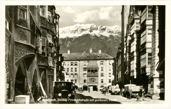 innsbruck, herzog friedrichstrasse mit goldenem dachl