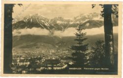 innsbruck, panorama gegen norden