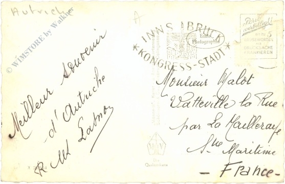 innsbruck, maria theresienstrasse gegen die nordkette