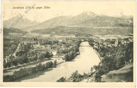innsbruck, gegen süden