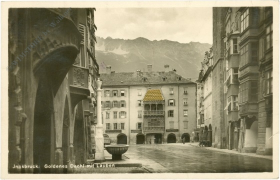 innsbruck, goldenes dachl mit lauben