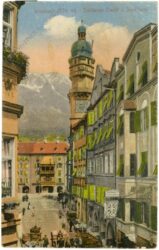 innsbruck, goldenes dachl und stadtturm