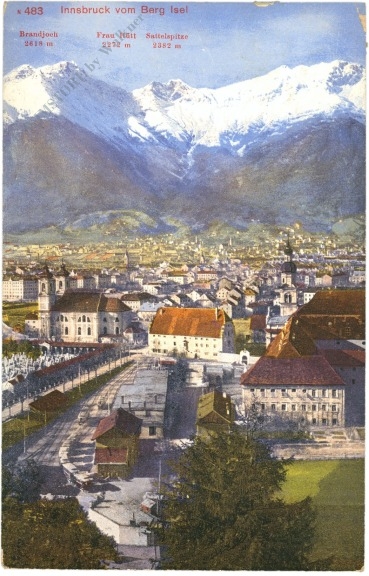 innsbruck, vom berg isel