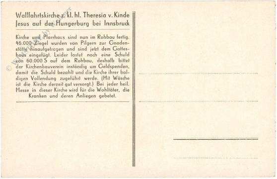 innsbruck, wallfahrtskirche z.kl.hl. theresia v. kinde jesu auf der hungerburg
