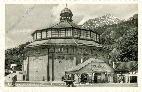 innsbruck, riesenrundgemälde "die schlacht am berg isel 1809"