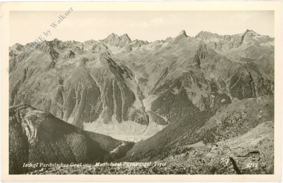 ischgl, pardatscher grat gegen madleintal, paznauntal