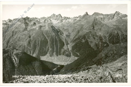 ischgl, pardatscher grat gegen madleintal, paznauntal