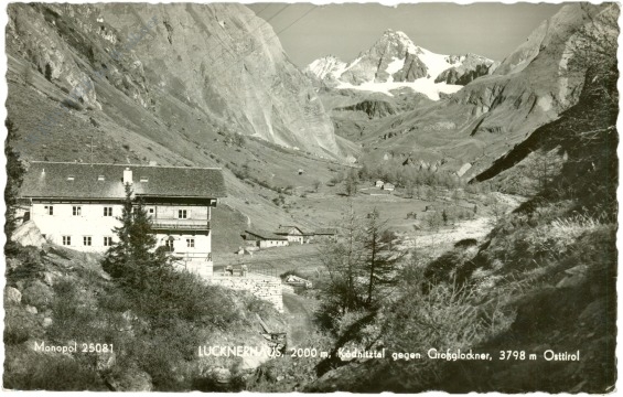 kals am großglockner, lucknerhaus, ködnitztal gegen großglockner