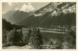 kramsach, reintalersee mit rofan