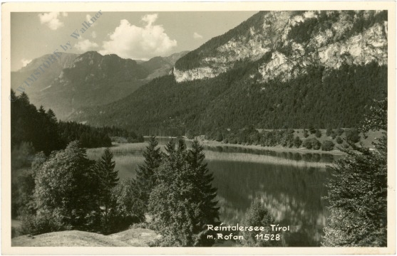 kramsach, reintalersee mit rofan