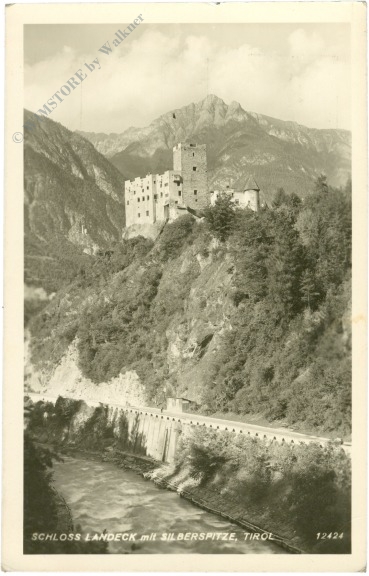 landeck, schloss mit silberspitze