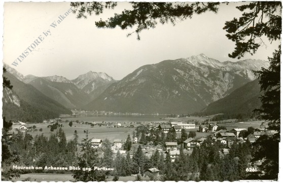 maurach am achensee, blick gegen pertisau
