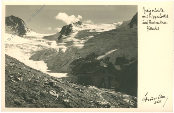 mayrhofen, greizerhütte mit trippachsattel und floitenkees