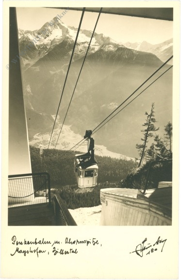 mayrhofen, penkenbahn m. ahornspitze