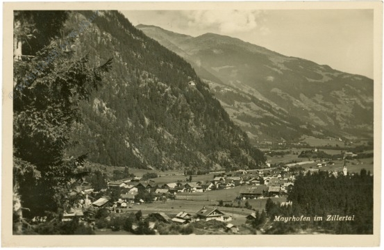 mayrhofen, ortsansicht