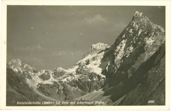 oetz, bielefelderhütte mit acherkogel
