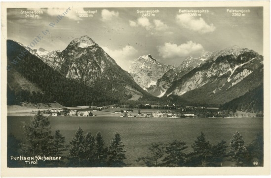 pertisau, ortsansicht