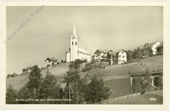 reith bei seefeld, mittenwaldbahn
