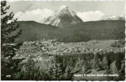 seefeld in tirol, mit hohe munde und zugspitze