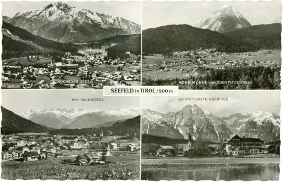 seefeld in tirol, multiansicht seefeld in tirol, multiansicht