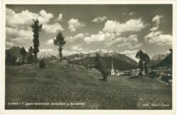 seefeld in tirol, gegen oefelekopf, arnspitzen u. karwendel