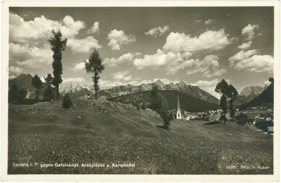 seefeld in tirol, gegen oefelekopf, arnspitzen u. karwendel seefeld in tirol, gegen oefelekopf, arnspitzen u. karwendel