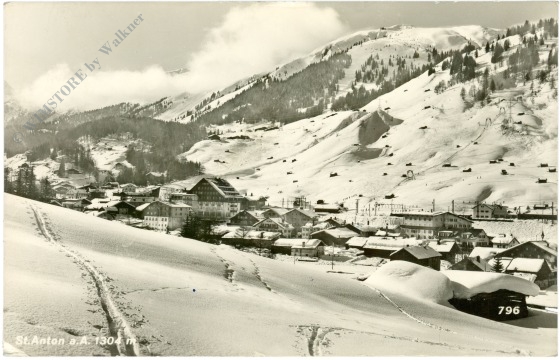 st. anton am arlberg, ortsansicht