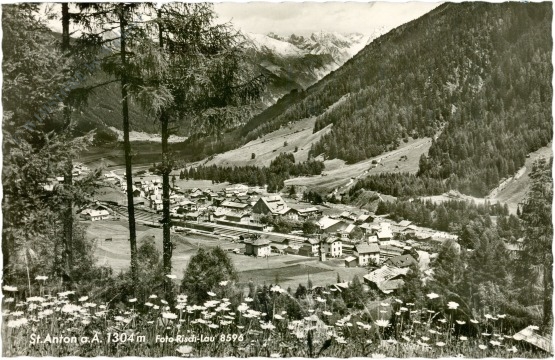 st. anton am arlberg, ortsansicht