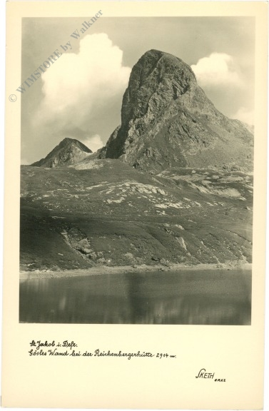st. jakob im defereggen, gösles wand bei der reichenbergerhütte