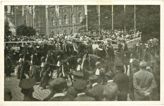 wien, x. sängerbundfest, festzug wien, x. sängerbundfest, festzug