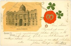 wien 1, gruss aus, neues burgtor