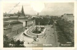 wien 1, parlament und rathaus, ringstrasse, burgtheater