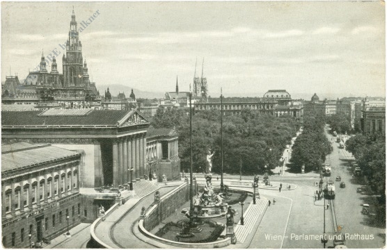 wien 1, parlament und rathaus