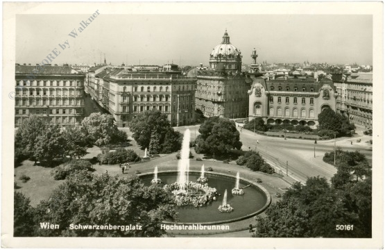 wien 1, schwarzenbergplatz, hochstrahlbrunnen