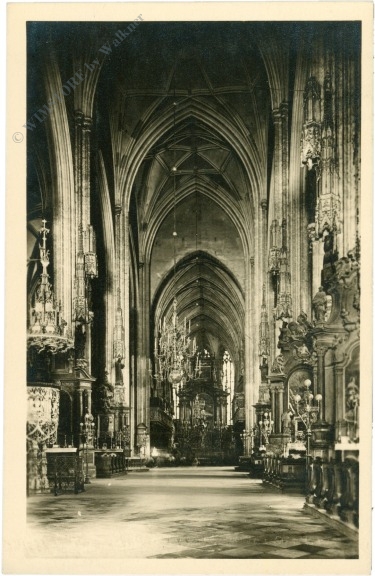 wien 1, stefanskirche, mittelschiff wien 1, stefanskirche, mittelschiff