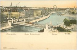 wien 2, aspernbrücke, untere donaustrasse, donau
