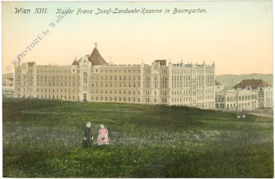 wien 13, kaiser franz josef landwehr kaserne in baumgarten wien 13, kaiser franz josef landwehr kaserne in baumgarten