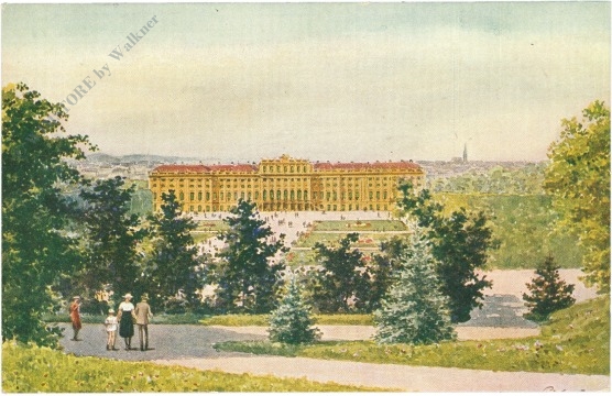 wien 13, schloss schönbrunn mit blumenanlage wien 13, schloss schönbrunn mit blumenanlage