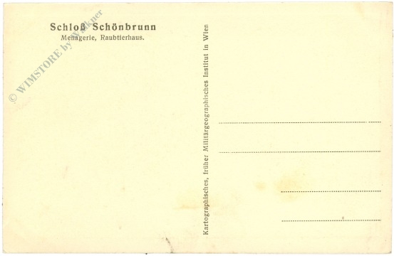 wien 13, schönbrunn, menagerie, raubtierhaus