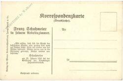 franz schuhmeier, in seinem arbeitszimmer