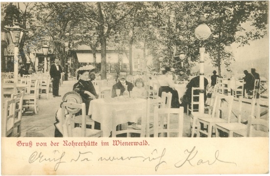 wien 17, gruß von der rohrerhütte im wienerwald