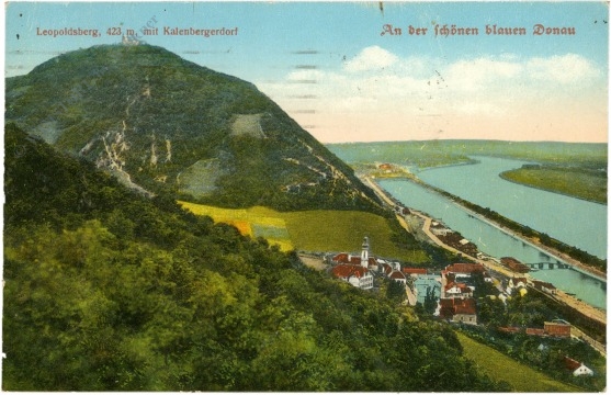 wien 19, leopoldsberg mit kahlenbergerdorf